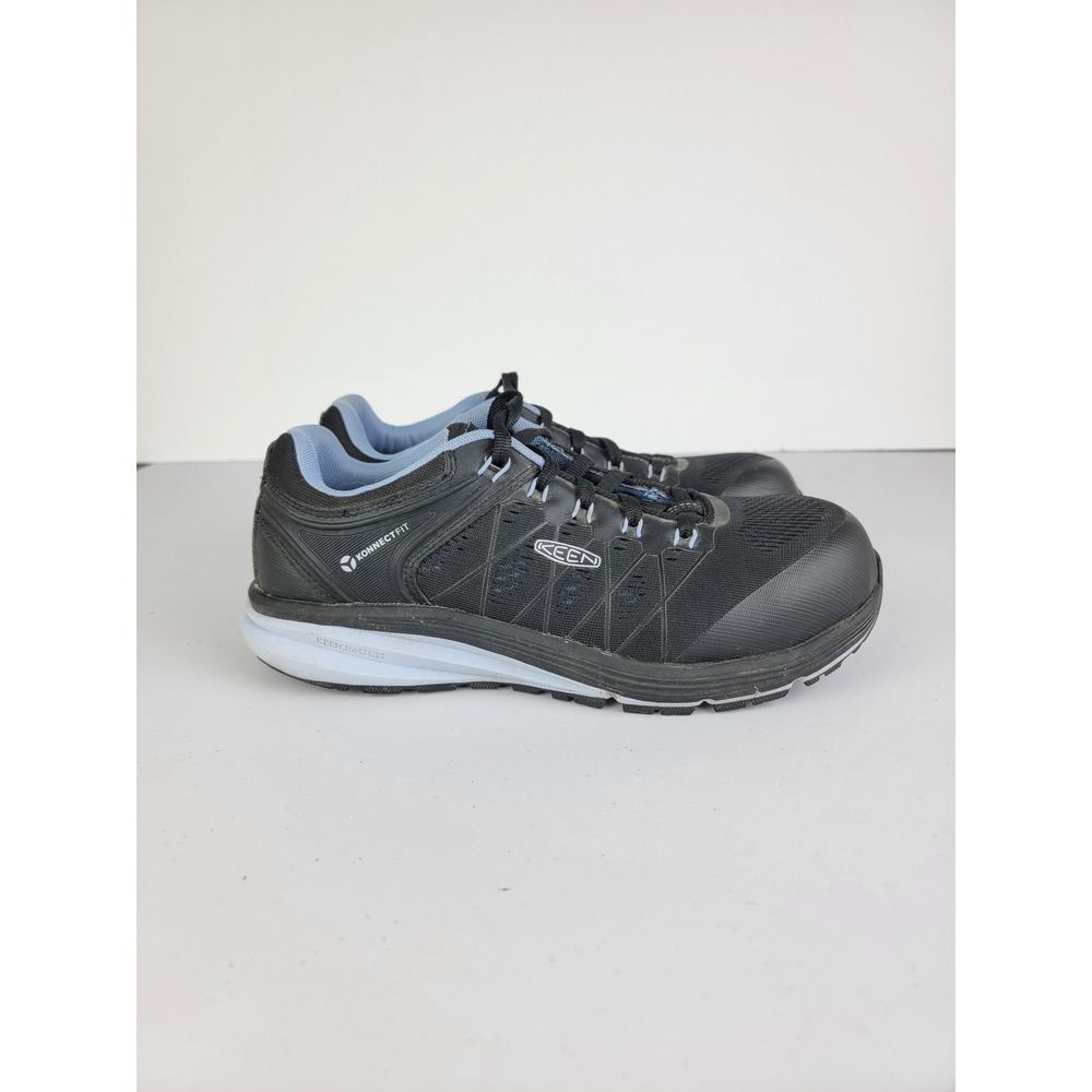 Keen Utility Sparta ESD Shoes Women 9 Black Lightweight Carbon Toe Work Shoes